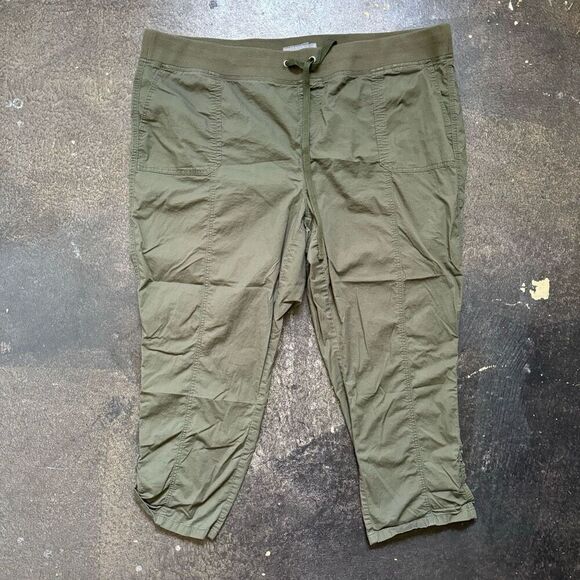 Torrid Women’s Lightweight Pants Size 4 Feel The Fit Green Measures 48 Waist - Picture 1 of 13